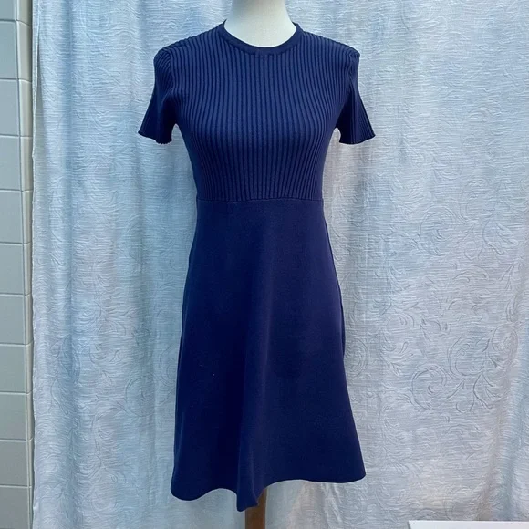 Urban Outfitters | Dresses | Urban Outfitters Chunky Rib Knit Fit Flare  Mini Dress | Poshmark